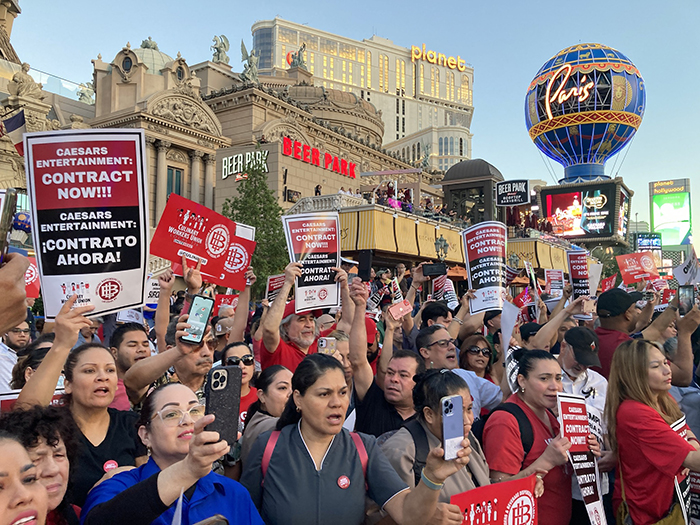 Las Vegas Strip Hospitality Workers Reach Tentative Deals With Wynn